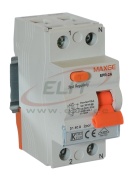 Residual Current Circuit Breaker EPR, 2P 25A 30mA 10kA, type A, 16/25mm²| 2..3.5Nm, MaxGE