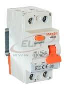 Residual Current Circuit Breaker EPR-2M, 2P 40A 30mA 6kA, type AC, 16/25mm²| 2..3.5Nm, MaxGE