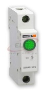 LED Indicator, green, 230VAC, 1..16mm², 1M, TS35, MaxGE
