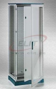 Inner Door EUPI, 800Wx1800H, double bar locking w. 3mm double-bit insert, incl. vert. uprights, hori. rails, mount accessories, C3M| epoxy resin layer, grey