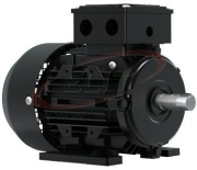 IEC Synchronous Motor EVPM, 1.5kW 6.6A 3x230VAC±15%, 9.6Nm, 1500rpm, IMB3, IE4, Size 63, IP55, Eura