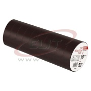 Insulating tape, 19mm x 20m, dielectric strength 40 kV/mm, PVC, UV resistant, water resistant, -25..90°C, brown, Emos