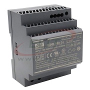 Modular Power Supply HDR, input 85..264VAC, output 100W 3.83A 21.6..29VDC, LED, W70mm, TS35/15/7.5, Mean Well