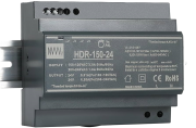 Modular Power Supply HDR, input 85..264VAC/120..370VDC, output 150W 6.25A 21.6..29VDC, LED, TS35/15/7.5