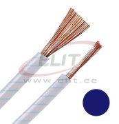 Wire H05V-K, 0.75mm² 300/500V -40..70°C, 100m/pck, dark blue