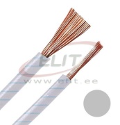 Wire H05V-K, 0.75mm² 300/500V -40..70°C, 100m/pck, grey