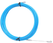 Conduit Ducting Cable Puller LO88m, steel fish tape, spring guided roller head, eyelet, steel wire, plastic, Ø3.6mm, L10m, 150kg