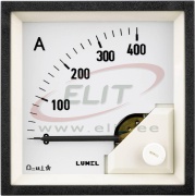 Moving-Coil Ammeter MA17LN, input ±50A/±60mV, scale 240°| -120°..0..120°, ■72x72mm/ □68x68mm, IP52, Lumel