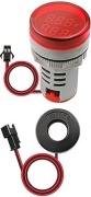 Ammeter XB7 Monolithic, ø22.5mm, 1.8A..100AAC, IP65, red