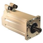 Servo Motor MPF, 460V, 5000rpm, 0.77kW, 1.58Nm, MT HR encoder, shaft key, SpeedTEC DIN connector, right angle, 180° rotatable, FMH type FF, frame 100mm, stack L25.4mm, IP50(66)