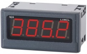 Digital Panel Meter N24, 4 digits LED display, input 250VAC, unit V, config. PD14, QI certificate, sv 230VAC, ■96x48/ □92x45, IP65