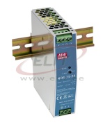 Power Supply NDR, input 90..264VAC/ 127..370VDC, output 75.6W 6.3A 12..14VDC, LED, W32mm, TS35, UL/TÜV/CE, Mean Well