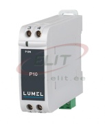 DC Signal Converter/isolator P10, input 0..10V, output 0..10V, sv 60..300VAC/DC, TS35, Lumel