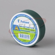 Insulating Tape, 19mm x 20m, 5000V, PVC, 0..80°C, green