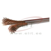 Speaker Cables SP100/TP 2× 1.50 oxygen-free copper (Cu), low voltage, PVC transparent, 100m, Emos