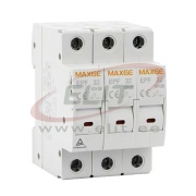 Fuse Disconnector EPF-32, 10x38mm, 32A 3x 690VAC, 35/50mm²| 2.5Nm, TS35, MaxGE