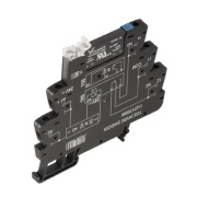 Solid-state Relay TOS, 1NO (MOS-FET) 2A 3..33VDC, cv 24VDC ±20%, LED, free-wheel diode, W6.4mm, Weidmüller