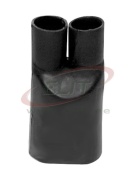 Cable Breakout HLB 210, 2cores, 30/12mm, wall thick 2.6mm, L93mm, crosslinked polyolefin -55..125°C/ +130°C, UV resistant, black