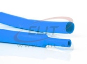 Heat Shrink Tubing H-2(Z), 6.4/3.3mm, thin-wall 0.56mm, crosslinked polyolefin -55..125°C/ +100°C, flame resistant, high flexibility, L1.22m/pc, blue