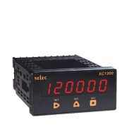 Preset Counter XS1200, multif., LED display| 6digits counter, 5digits RPM indicator, 2CO 5A 230VAC, reset, up/down/bi-directional/quadrature counting, 2SP, progr. input scaling| 0..30Hz/0..2.5kHz/0..5kHz, 90..270VAC/DC, ■50x98/ □46x92mm, IP65, Selec