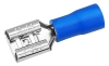 Receptacle Con vh 2.8 b, insulated, female, 1.5..2.5mm² 300V, tab 0.8x2.8mm| 288, -25..75°C, PVC, brass, 100pcs/pck, blue