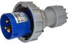 Industrial Plug, 1P+N+E 16A 415VAC, IP67, MaxPro, blue