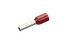 Wire-End Ferrule w. Collar Ce 015012 w, H1.5x12mm, 500pcs/pck, red