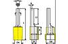 Pin Terminal w. Collar Pin g, 4..6mm² 600V, -25..75°C, PVC, brass, 100pcs/pck, yellow