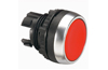 Push-button Osmoz, head, ø22.5mm, metal bezel, IP66/69K IK05, red