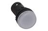 Pilot Light Osmoz, LED, ø22.5mm, 24VAC/DC, IP66/69K IK05, white