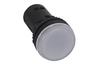 Pilot Light Osmoz, head| ø22.5mm, LED 230VAC, IP66/69K IK05, white
