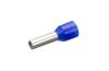 Wire-End Ferrule w. Collar Ce 025010 w, H2.5x10mm, 500pcs/pck, blue