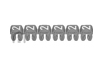 Marker CAB3, 0.5..1.5mm², 8, strip 30pcs, Legrand, grey