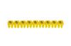 Marker CAB3, 0.5..1.5mm², P, strip 30pcs, Legrand, yellow