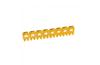 Marker CAB3, 4..6mm², L, strip 20pcs, Legrand, yellow