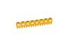 Marker CAB3, 4..6mm², X, strip 20pcs, yellow