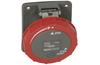 Panel-Mount Flange Socket Hypra, 3P+N+E 16A 415VAC, inclined, plastic, IP65/67, Legrand