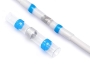 Solder Butt Connector Ver, shrink ratio 3:1, 1.8..2.5mm², polyolefin -55..125°C/ +140°C, 100pcs/pck, blue