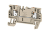 Feed-through Terminal Block Block A2C 1.5, 1-tier, 1.5mm² 17.5A 500V, push-in, Weidmüller, beige