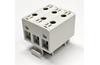 Universal Terminal Block Al/Cu UK16/3x1A, 3P (2holes) 1.5-16mm² 75/85A 650V, Hex4 1.5Nm 1.5mm², 3.5Nm 2.5..6mm², 7Nm 10..16mm², TS35, grey