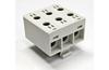 Universal Terminal Block Al/Cu UK35/3x1A, 3P (2holes) 2.5-35mm² 120/135A 1000VAC/ 1500VDC, Hex4 3Nm 2.5..16mm²/ 6Nm 25..35mm², TS35, grey