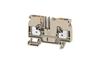 Feed-through Terminal Block A2C 6, 1-tier, 6mm² 41A 800V, push-in, Weidmüller, beige