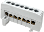 L-terminal A7-F2, 7x16mm², 63A 690V, touch-proof, TS35, Z2, grey