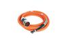 Power Cable Kinetix, SpeedTec DIN Connector » flying-lead, 22.5A 600V, 90m industrial TPE cable 4x14AWG, Allen-Bradley, orange