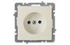 Socket Touran, mech.| 2P shuttered, 16A 250VAC, flush mount, beige