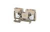 Feed-through Terminal Block A2C 10, 1-tier, 10mm² 57A 1000V, push-in, Weidmüller, beige