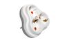 Multi-Socket Plug Golyat, 3x 2P+E Schuko 3600W 16A 250V, Nilson, white