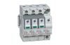 Surge Arrester, 4P, T1+T2, Uc 320VAC, impulse current (10/350μs) Iimp 12.5kA, discharge current (8/20μs)| Imax 60kA ^In 25kA, TT/TNS