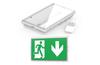 Emergency LED bulkhead SAFE 65 3W 4000K 230lm, 3h Li(CoNiMn)O2, NM/M, MT/AT/RT, IP65 IK09, w. Emergency signs, MaxPro