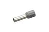 Wire-End Ferrule w. Collar Ce 040012 w, H4x12mm, 500pcs/pck, grey
